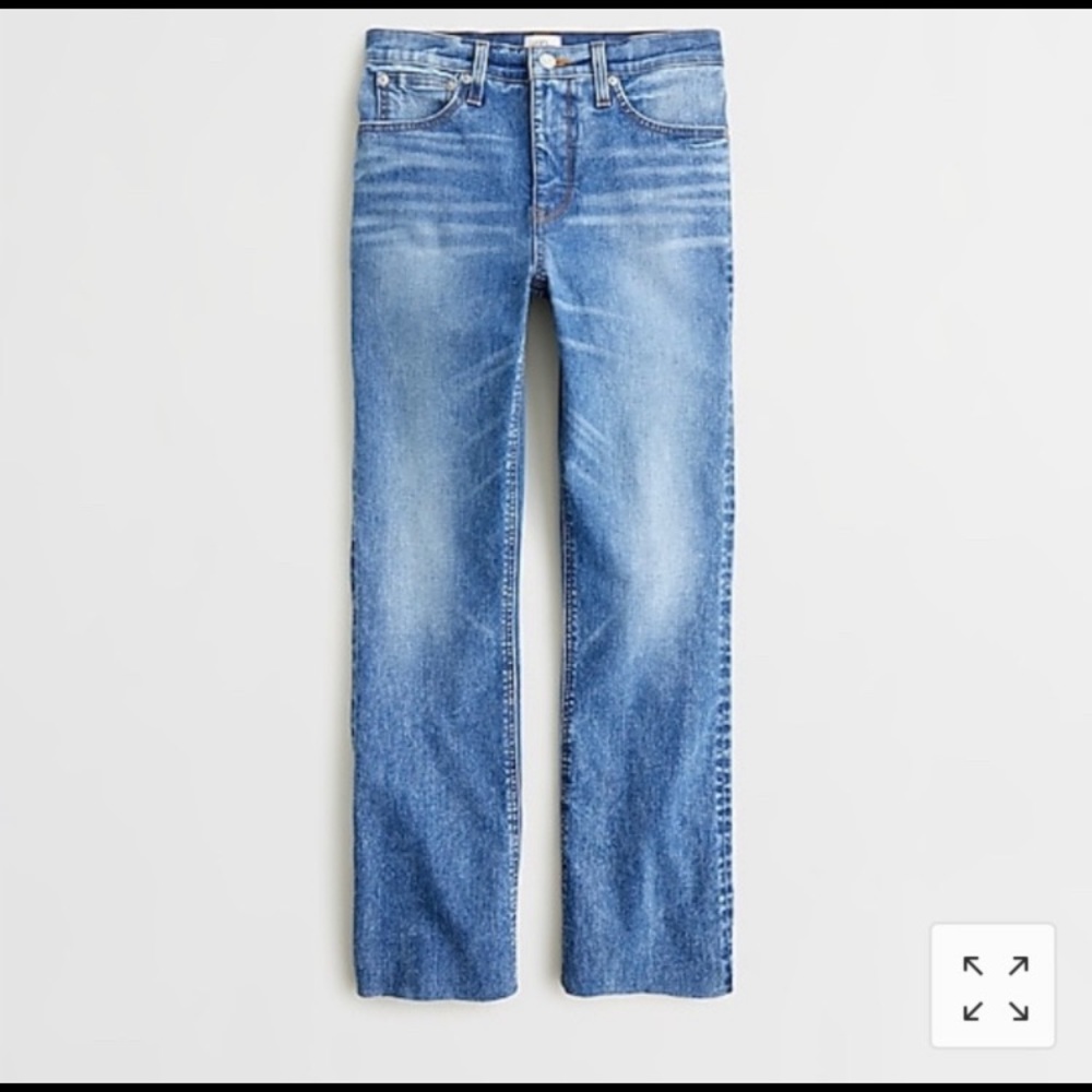 EUC J Crew Billie Demi Boot Crop in Cool Shadow Wash Size 29 ✨